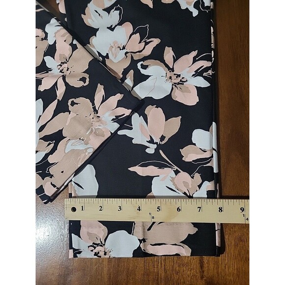 Liz Claiborne Womens Plus XXL 4Way Stretch Ponte Pants-Black Floral New- EMMA - Picture 7 of 10